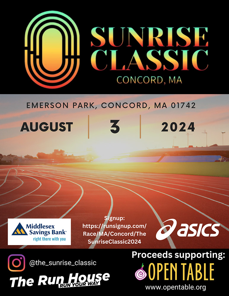 Concord Sunrise Classic race flyer
