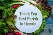 Thank You First Parish In Lincoln