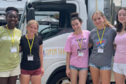 Open Table Summer Intern Volunteers at the Truck 2024