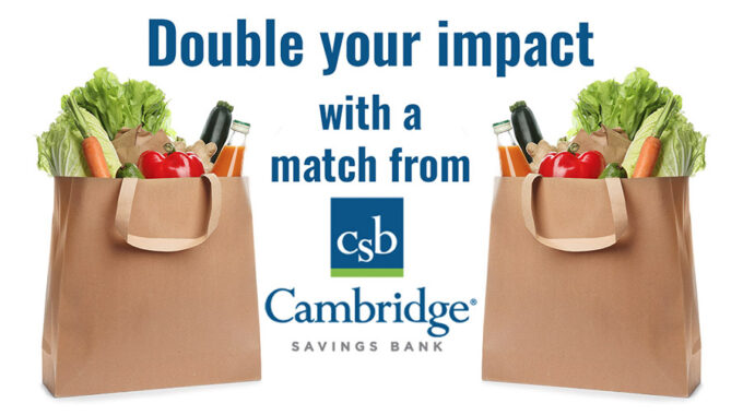 Double your impact with a match for Giving FOOD Day