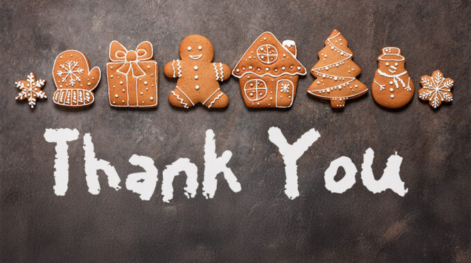 Thank You With Cookies