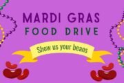 Purple Mardi Gras flyer