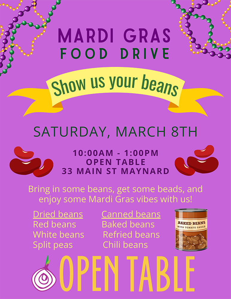 Mardi Gras Food Drive